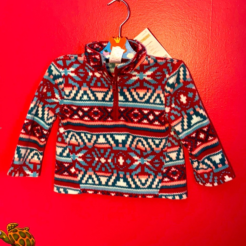 NWT Gymboree Fleece Pullover Toddler Girls 12-18M